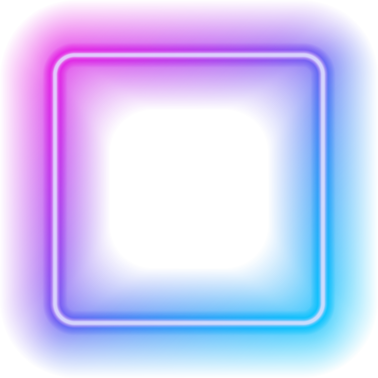 Square Neon Frame